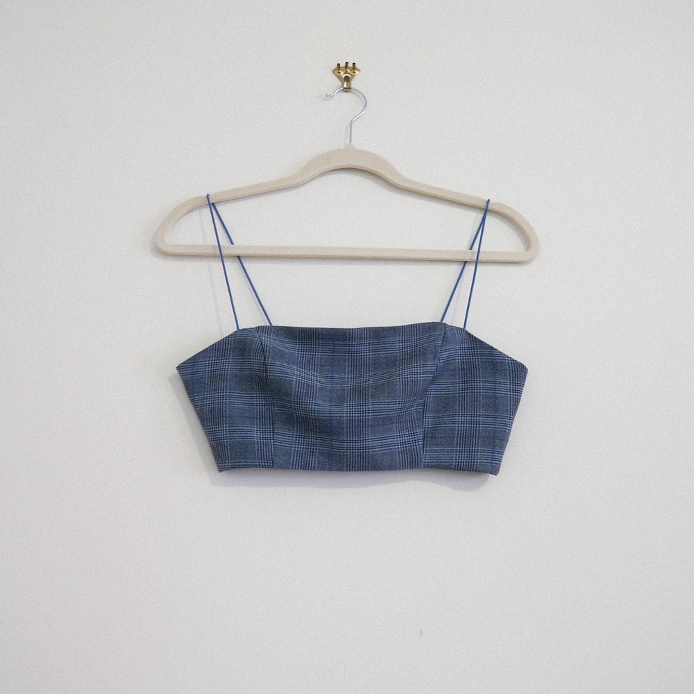Tobi plaid crop top - Picture 2 of 5